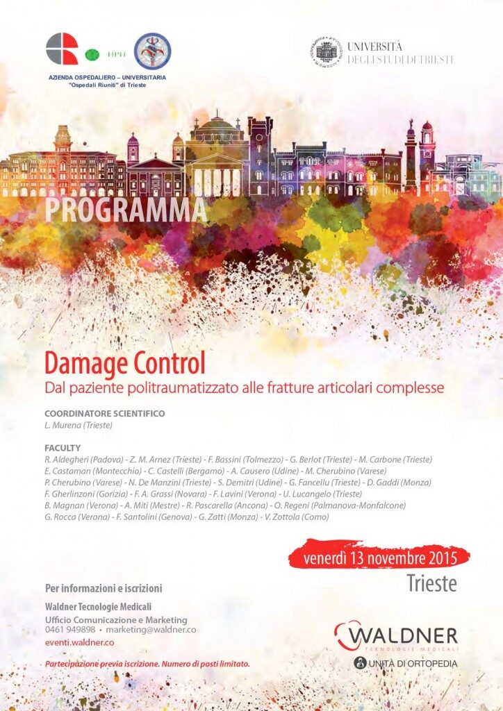 Programma del corso Damage Control, Trieste