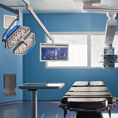 Sala operatoria realizzata da Waldner Tecnologie Medicali