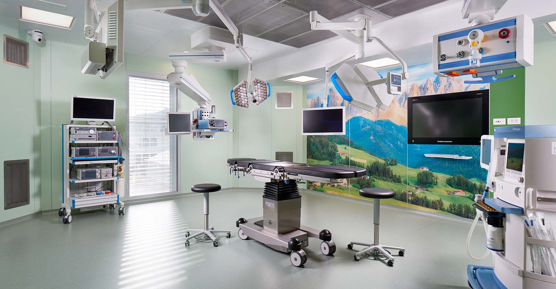 Sala operatoria integrata realizzata da Waldner