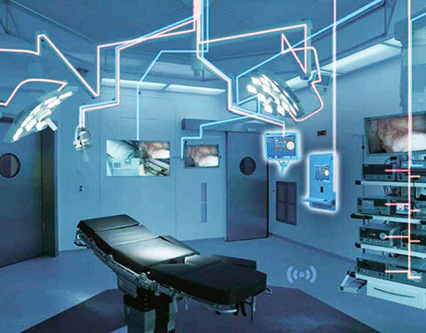 Sala operatoria ginecologia — Brunico · Ospedale di Brunico